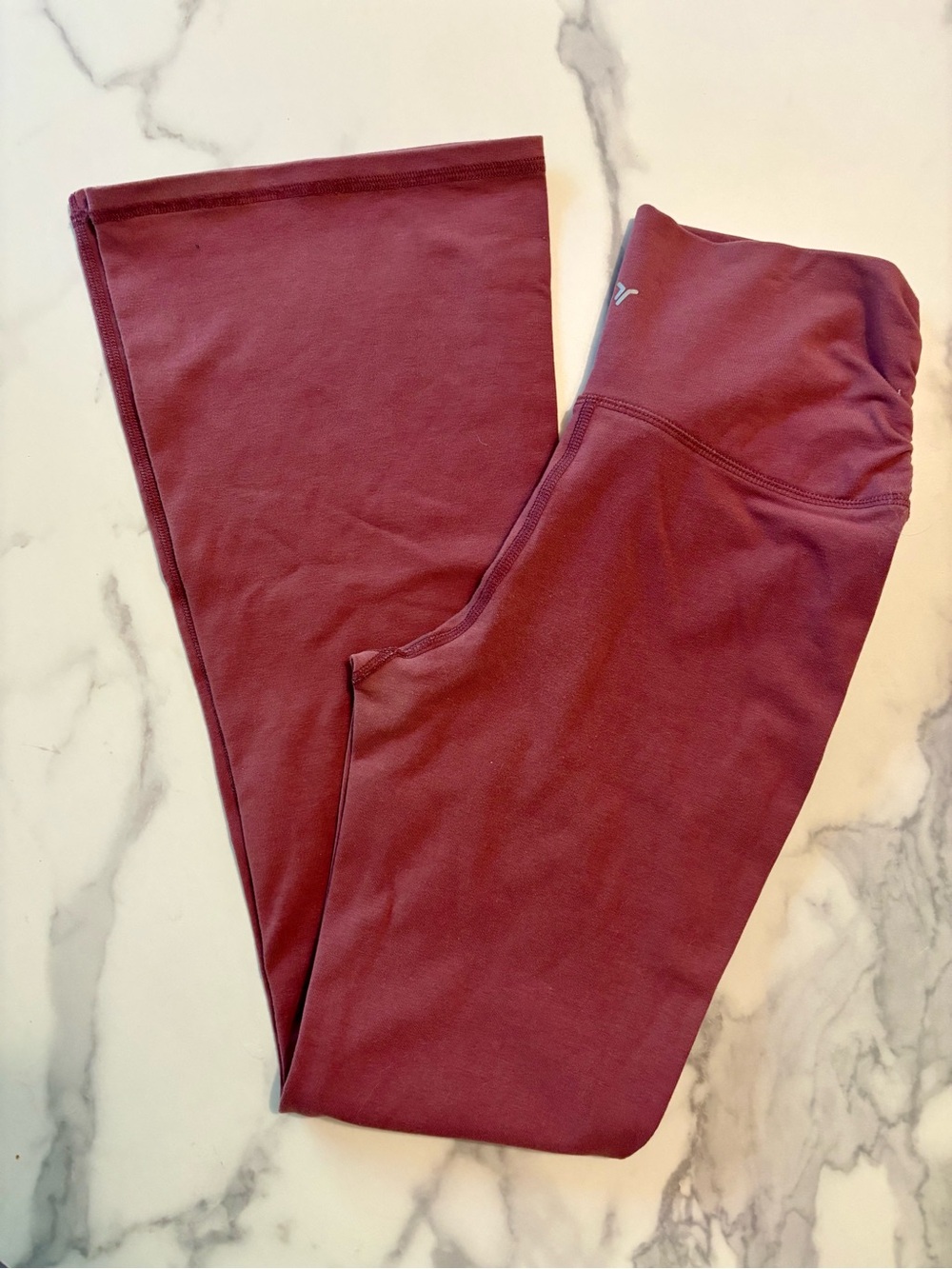 Old Navy Berry Girls' Active Flare Leggings